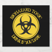 バイオハザード強直の危険性 ビールラベル (シングルラベル)