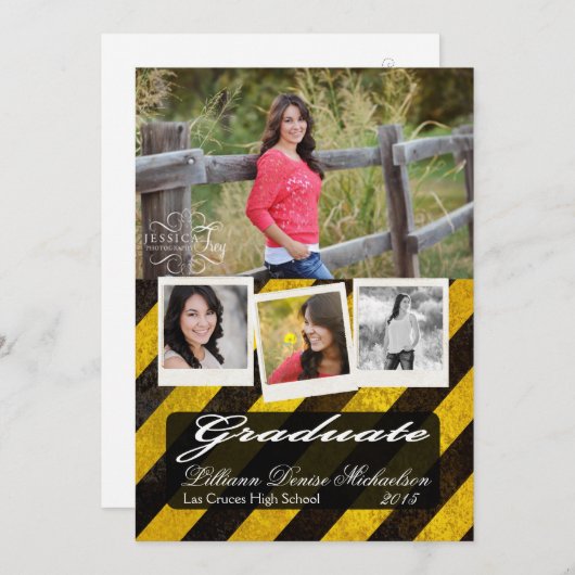 バイオハザード犯罪シーンのシニア発表 案内状 (正面/裏面)