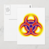 バイオハザード グロー ポストカード (正面/裏面)