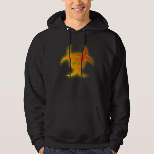 バイオハザード・ジョーク パーカーTシャツ ユーモア パーカ (正面)