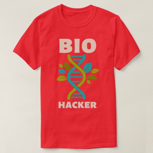 バイオハッカーDNA Tシャツ (デザイン正面)