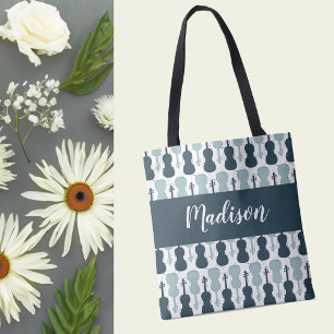 バイオパーソナライズされたリンまたはヴィオラ楽器音楽ギフト トートバッグ