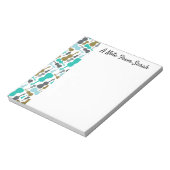 バイオパーソナライズされたリンヴィオラストリング楽器ギフト ノートパッド (回転)