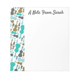 バイオパーソナライズされたリンヴィオラストリング楽器ギフト ノートパッド