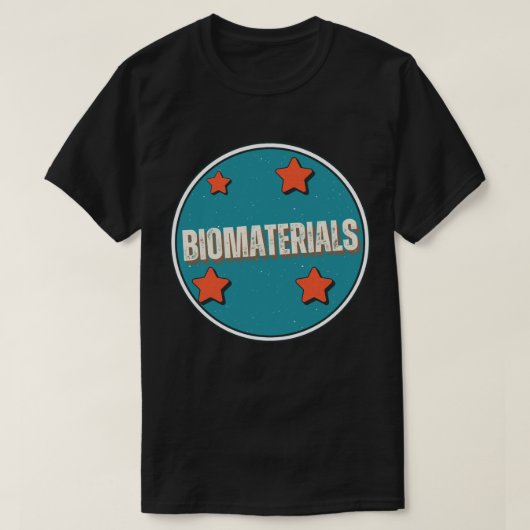 バイオマテリアル Tシャツ (デザイン正面)