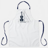 バイオミニマルリン負宇宙モダン奏者 エプロン (正面)