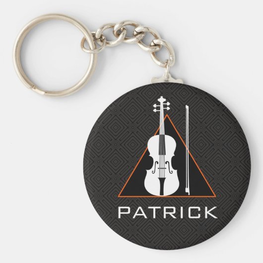 バイオミニマルリン負宇宙モダン奏者 キーホルダー (正面)