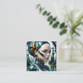 バイオメカニカルなサイバネティックジャイアントはサイバネティックBEIである スクエア名刺 (スタンド正面)