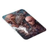 バイオメカニカル頭部超現実的Sci-Fiアート マグネット (右側)