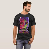 バイオメカニッカラフルク人工知能サイブ Tシャツ (正面フル)