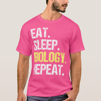 バイオメジおもしろいャーの生物学と生物学の先生 Tシャツ