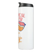 バイオメディカルエンジニアおもしろいオフデューティ夏ビーチ タンブラー (回転右)