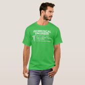 バイオメディカルエンジニアの定義 楽しいエンジニアリングG Tシャツ (正面フル)