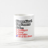 バイオメディカルエンジニアクイズ…ジョーク コーヒーマグカップ (中央)