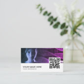 バイオメディカルエンジニアQRコード 名刺 (スタンド正面)