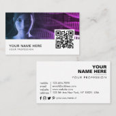 バイオメディカルエンジニアQRコード 名刺 (正面/裏面)