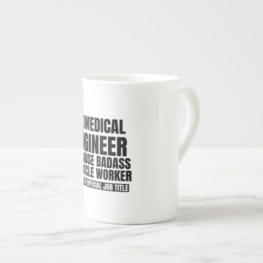 バイオメディカル技術者はバドスの奇跡の労働者のために ボーンチャイナマグカップ (正面右)