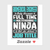 バイオメディカル・エンジニアの役職の専門技能 シール (シート)