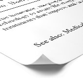 バイオメディカル・エンジニアギフトパーソナライズされたス ポスター (角)