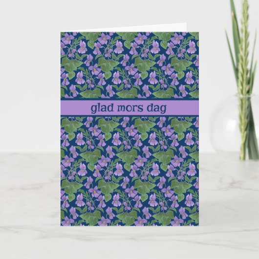 バイオリッツ、母の日のカード、スウェーデン語の挨拶 カード (正面)