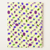 バイオリッ葉トとの表面のパタ最高のーンの年間 プランナー手帳 (裏面)