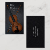 バイオリニストのトロンプ・ロエイル劇場版 名刺 (正面/裏面)