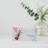 バイオリニストの名刺 名刺 (スタンド正面)