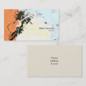 バイオリニストの名刺 名刺 (正面/裏面)