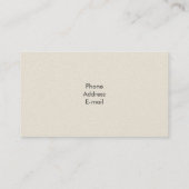 バイオリニストの名刺 名刺 (裏面)