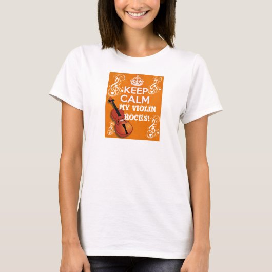 バイオリニストの岩_ Tシャツ (正面)