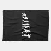 バイオリニストの進化 キッチンタオル (横)