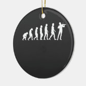 バイオリニストの進化 セラミックオーナメント (左)