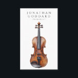 バイオリニストヴァイオリン音楽先生ミュージシャン 名刺<br><div class="desc">楽器に繊細エレガントなフローラ要素を配置した詳細でイラストレーションのバイオリンは、調和と調和を生み出し芸術的感じた。ミュージシャンと先生。あなたのサービスのために提供されるあなたの名刺の背面にサンプルカスタマイズの文字がある。必要もしない場合は、単に削除する可能性がある。パフォーマーカスタマイズのみ、またはパフォーマーと先生の場合。</div>