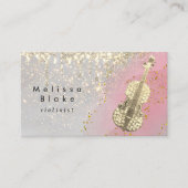 バイオリニスト名刺 名刺 (正面)