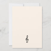 バイオリニスト美術卒業 招待状 (裏面)