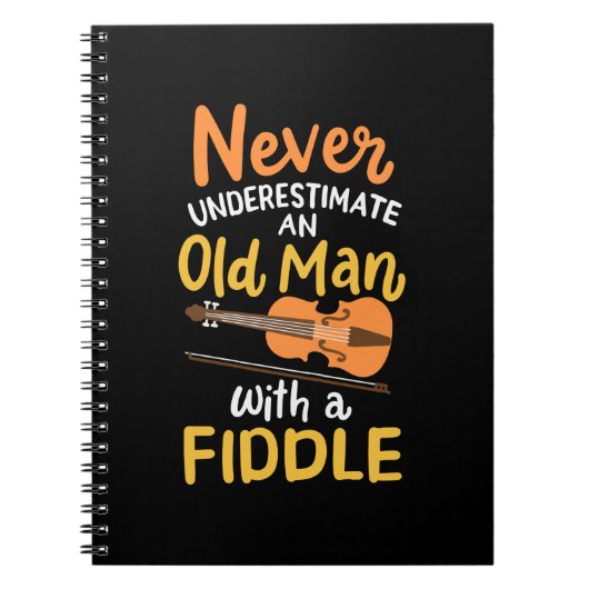 バイオリニスト老人 ノートブック (正面)