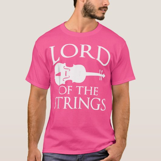 バイオリニスト オーケストラ 弦の支配者 Tシャツ (正面)