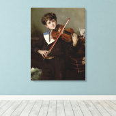 バイオリニスト キャンバスプリント (インサイチュ (ウッドフロア))