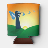 バイオリニスト&バタフライ 缶クーラー (正面)