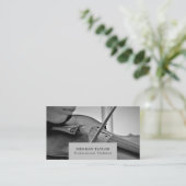 バイオリニスト、プロフェッショナルバイオリニスト 名刺 (スタンド正面)