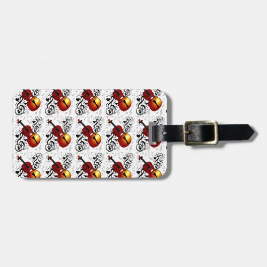 バイオリニスト、ロックザハウス_ ラゲッジタグ (正面横)