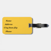 バイオリニスト、ロックザハウス_ ラゲッジタグ (裏面横)