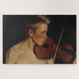 バイオリニスト(男性ミュージシャン) (Pekka Halonen) ジグソーパズル