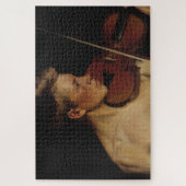 バイオリニスト(男性ミュージシャン) (Pekka Halonen) ジグソーパズル (縦)