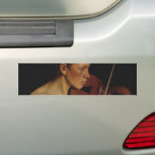 バイオリニスト(男性ミュージシャン) (Pekka Halonen) バンパーステッカー (車上)