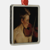 バイオリニスト(男性ミュージシャン) (Pekka Halonen) メタルオーナメント (右)