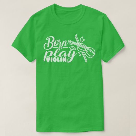 バイオリニスト Tシャツ (デザイン正面)