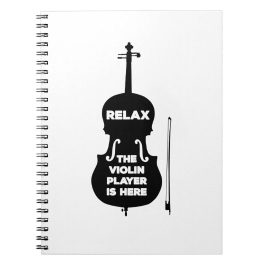 バイオリラックスリン奏者がここにいる ノートブック (正面)
