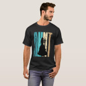 バイオリンおばさん音楽ファン家族サポーター音楽 Tシャツ (正面フル)