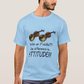 バイオリンかバイオリン??? Tシャツ (正面)